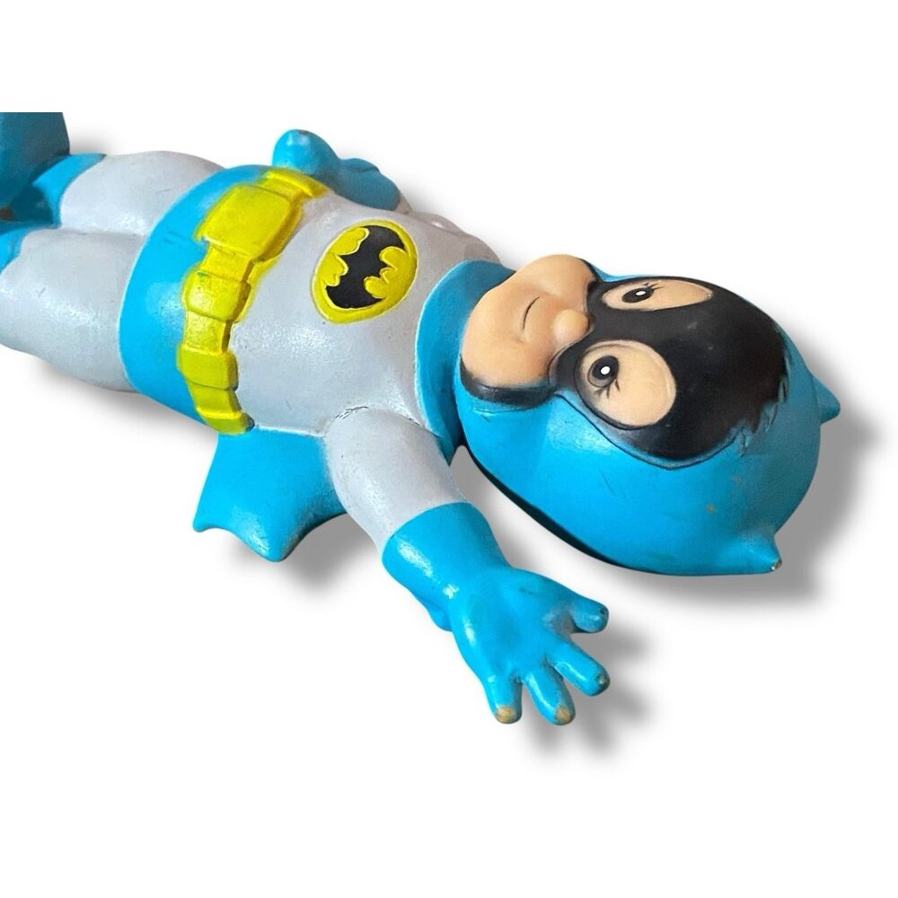 Vintage 1978 Super Junior Batman And Robin 7" Tall DC Comics Rubber Toy - Picture 4 of 5